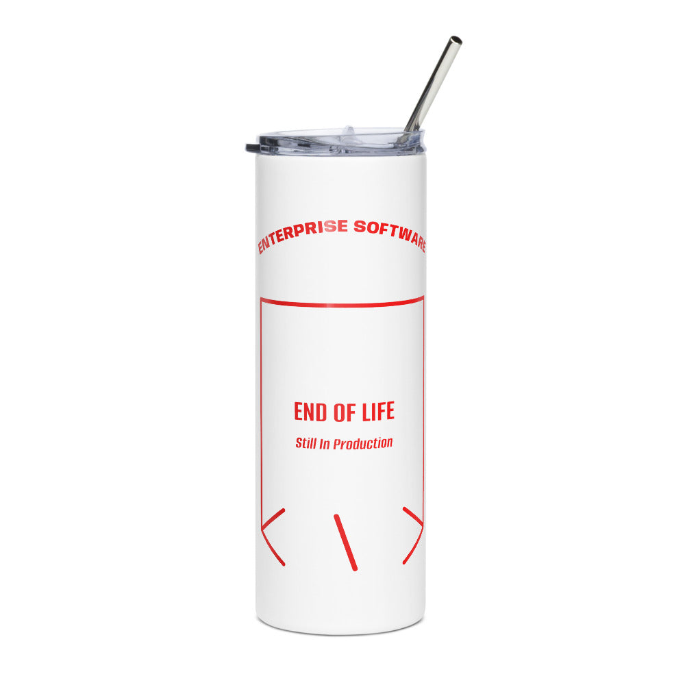 End Of Life — White Red back mockup (20 oz)