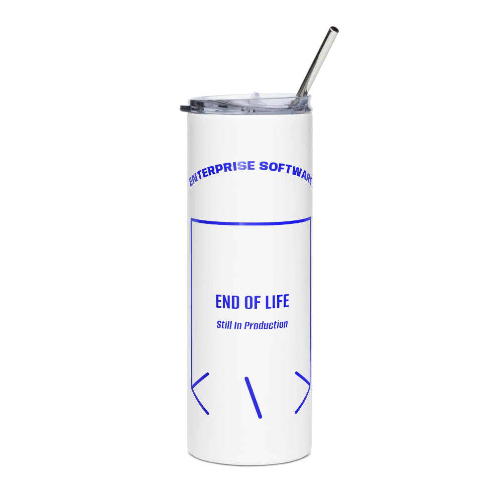 End Of Life — White Blue back mockup (20 oz)