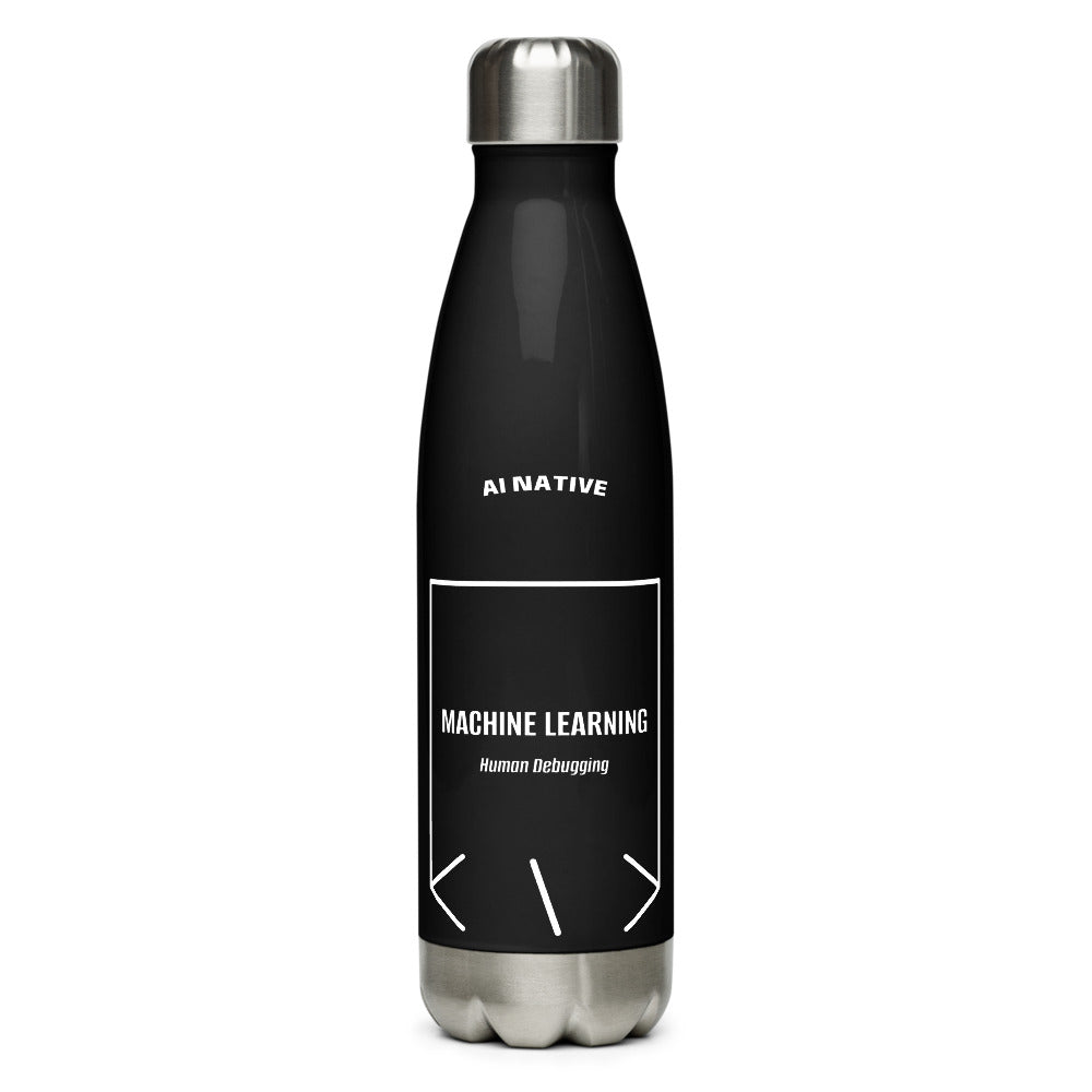 Machine Learning — Black White back mockup (17 oz)