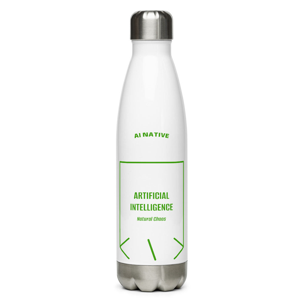 Artificial Intelligence — White Green back mockup (17 oz)
