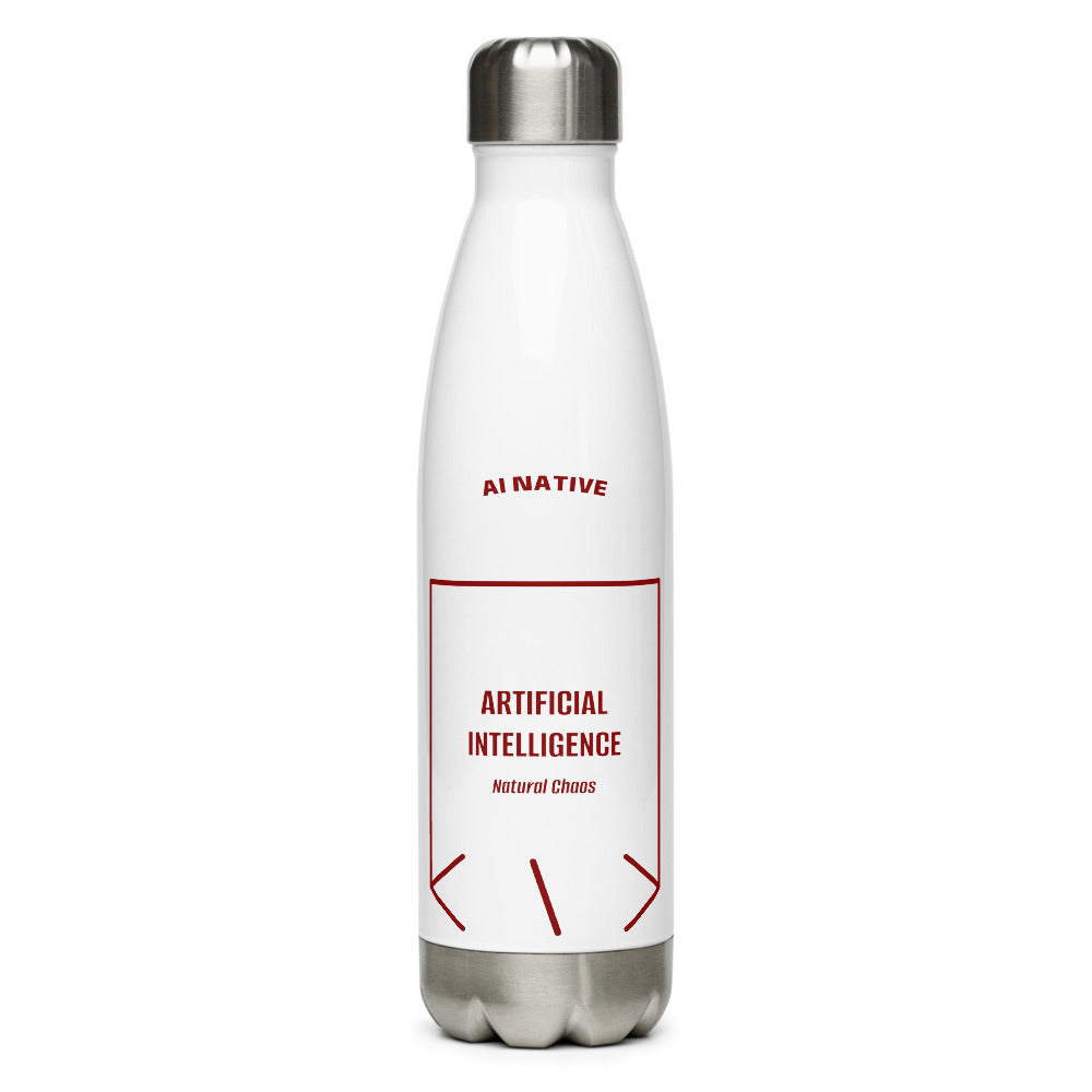 Artificial Intelligence — White Maroon back mockup (17 oz)
