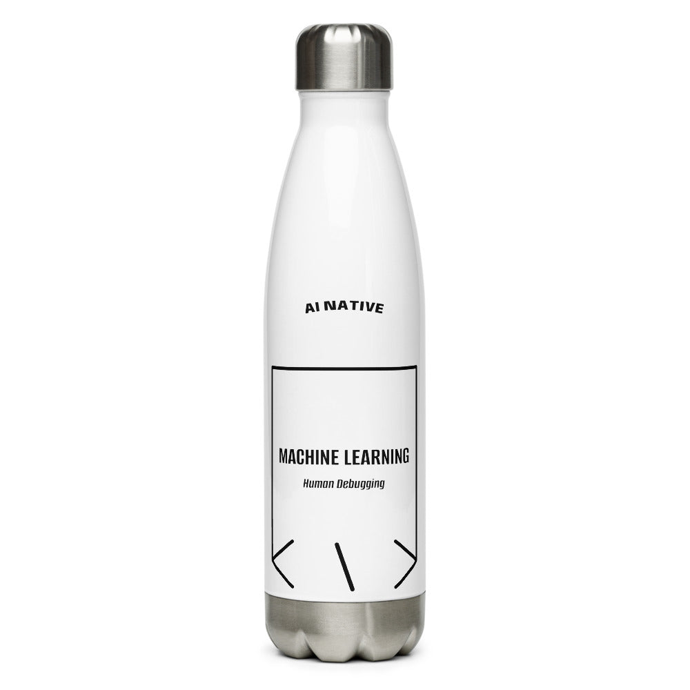Machine Learning — White Black back mockup (17 oz)