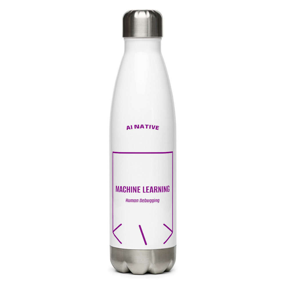 Machine Learning — White Purple back mockup (17 oz)