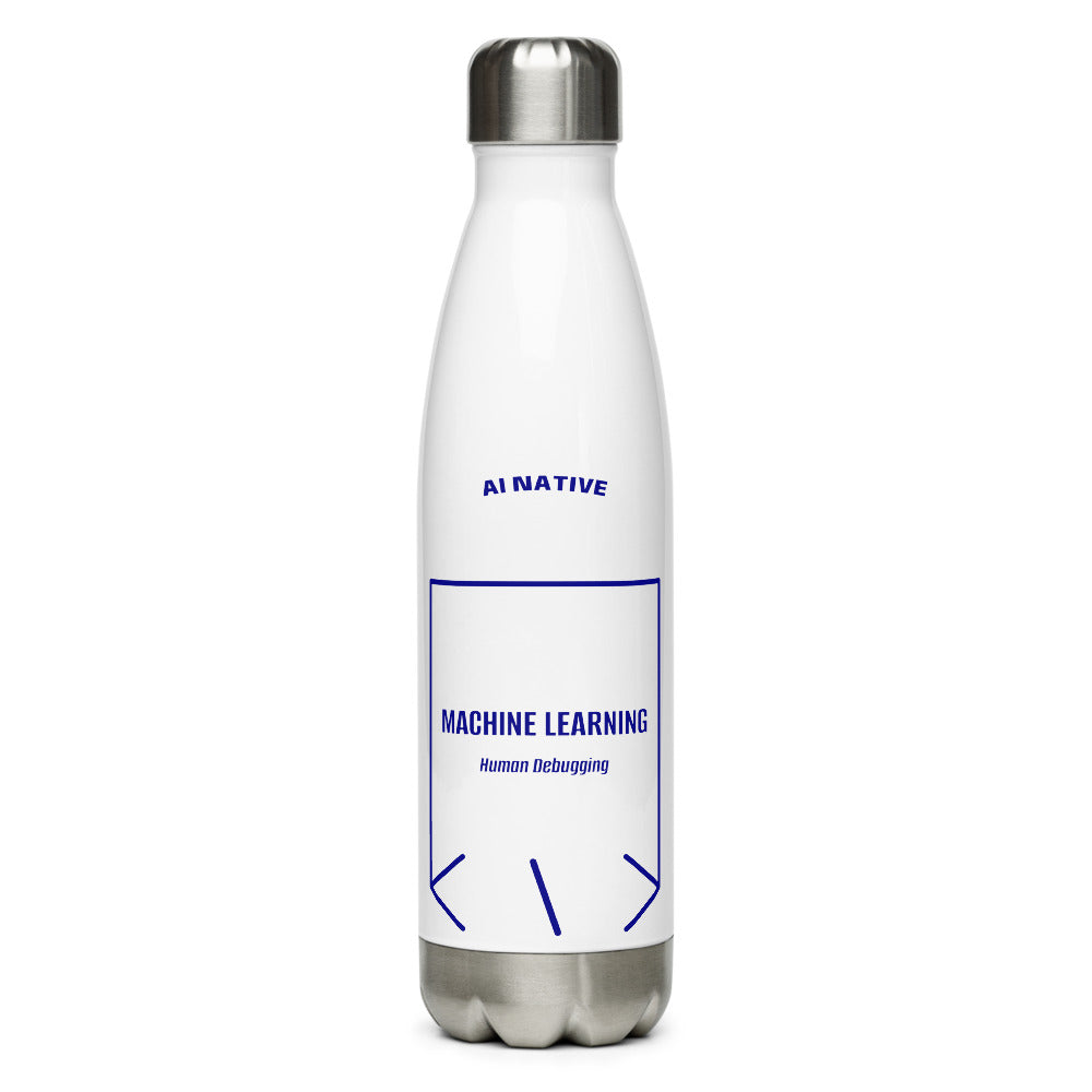 Machine Learning — White Navy back mockup (17 oz)