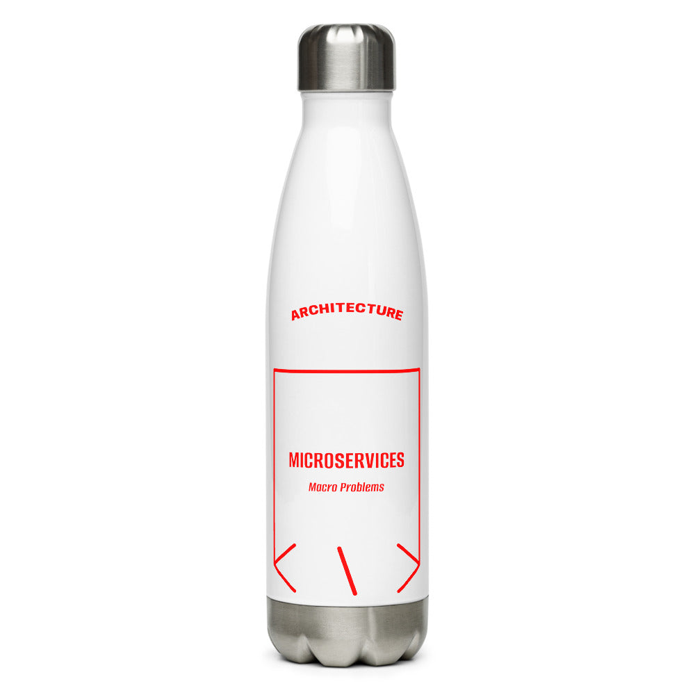 Microservices — White Red back mockup (17 oz)