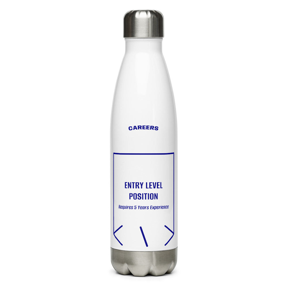 Entry Level Position — White Navy back mockup (17 oz)