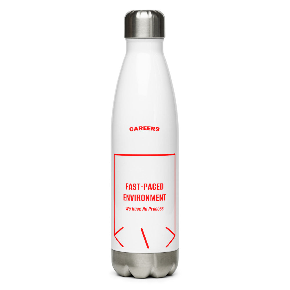 Fast-Paced Environment — White Red back mockup (17 oz)