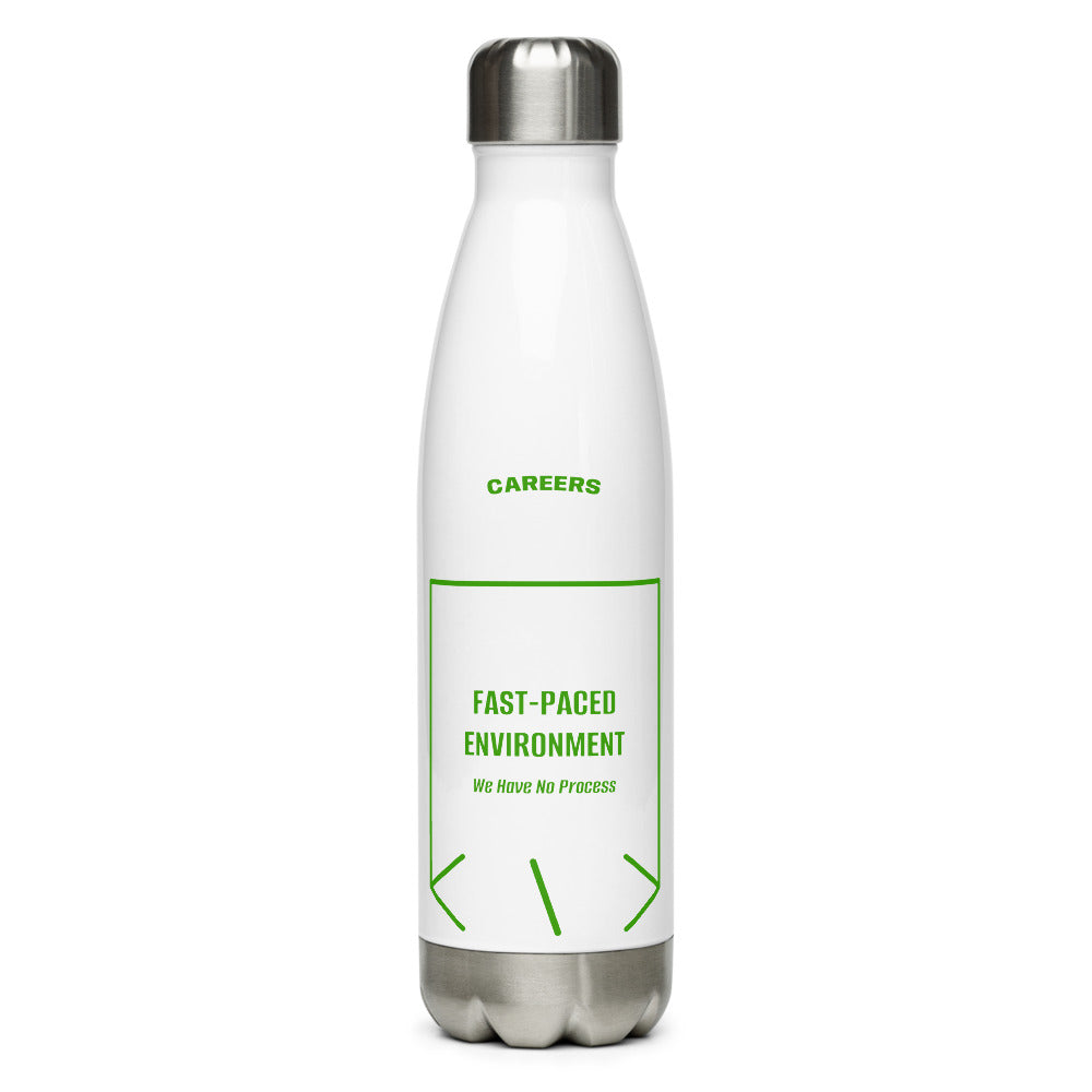 Fast-Paced Environment — White Green back mockup (17 oz)