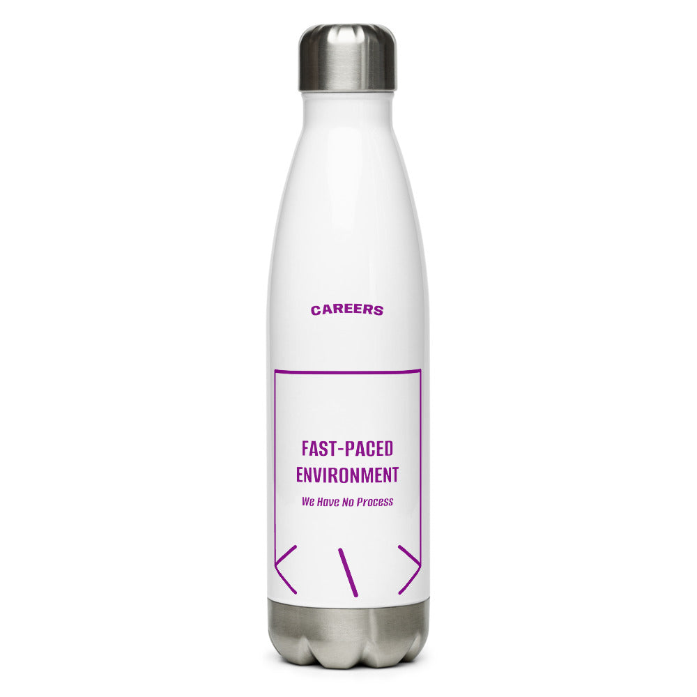 Fast-Paced Environment — White Purple back mockup (17 oz)