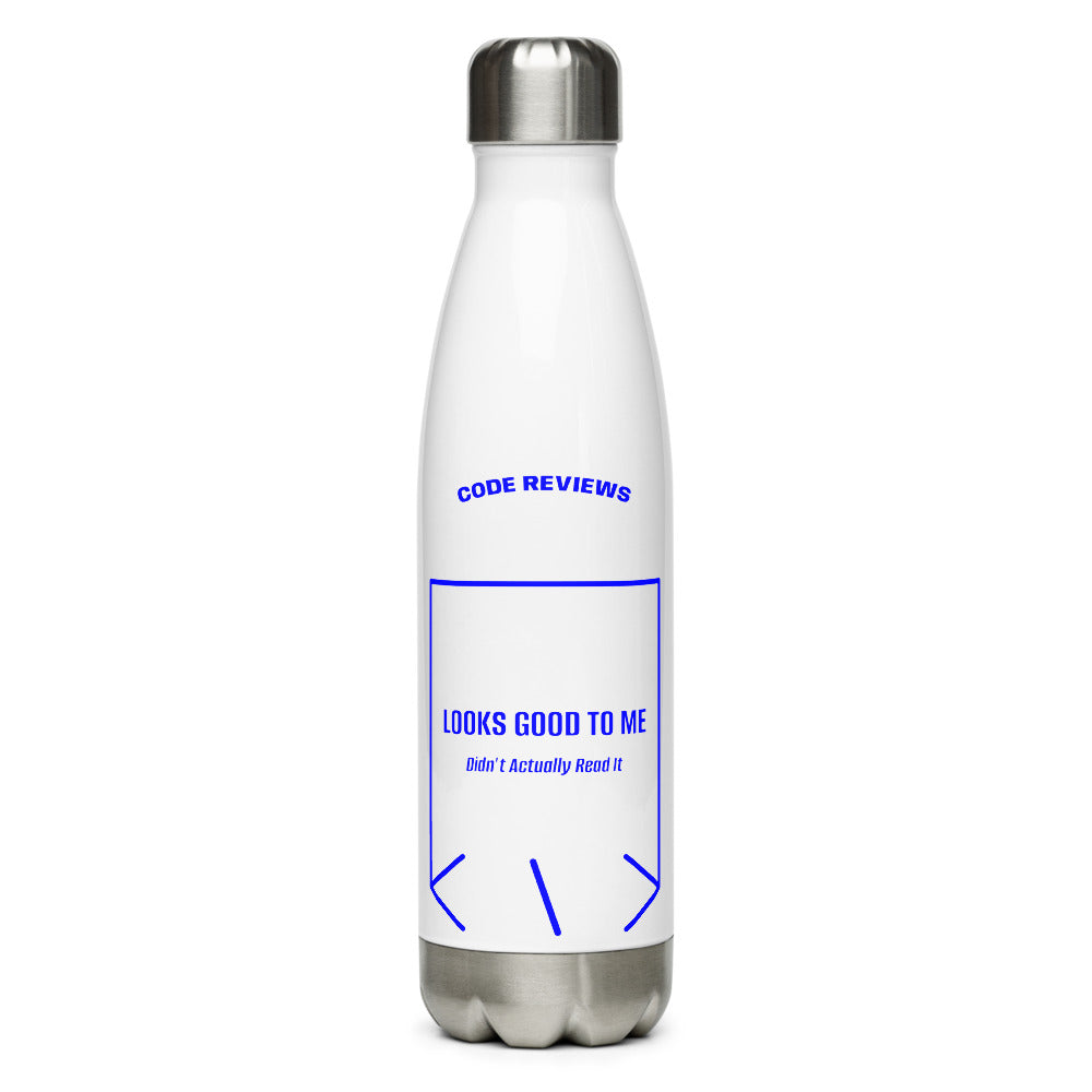 Looks Good To Me — White Blue back mockup (17 oz)