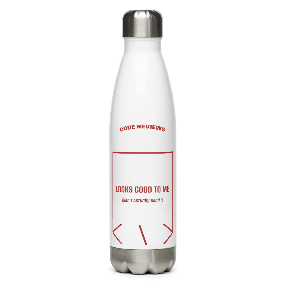Looks Good To Me — White Brown back mockup (17 oz)
