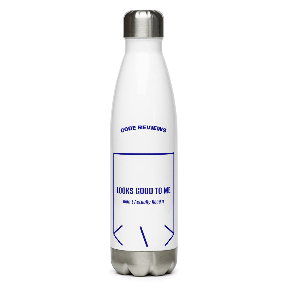 Looks Good To Me — White Navy back mockup (17 oz)