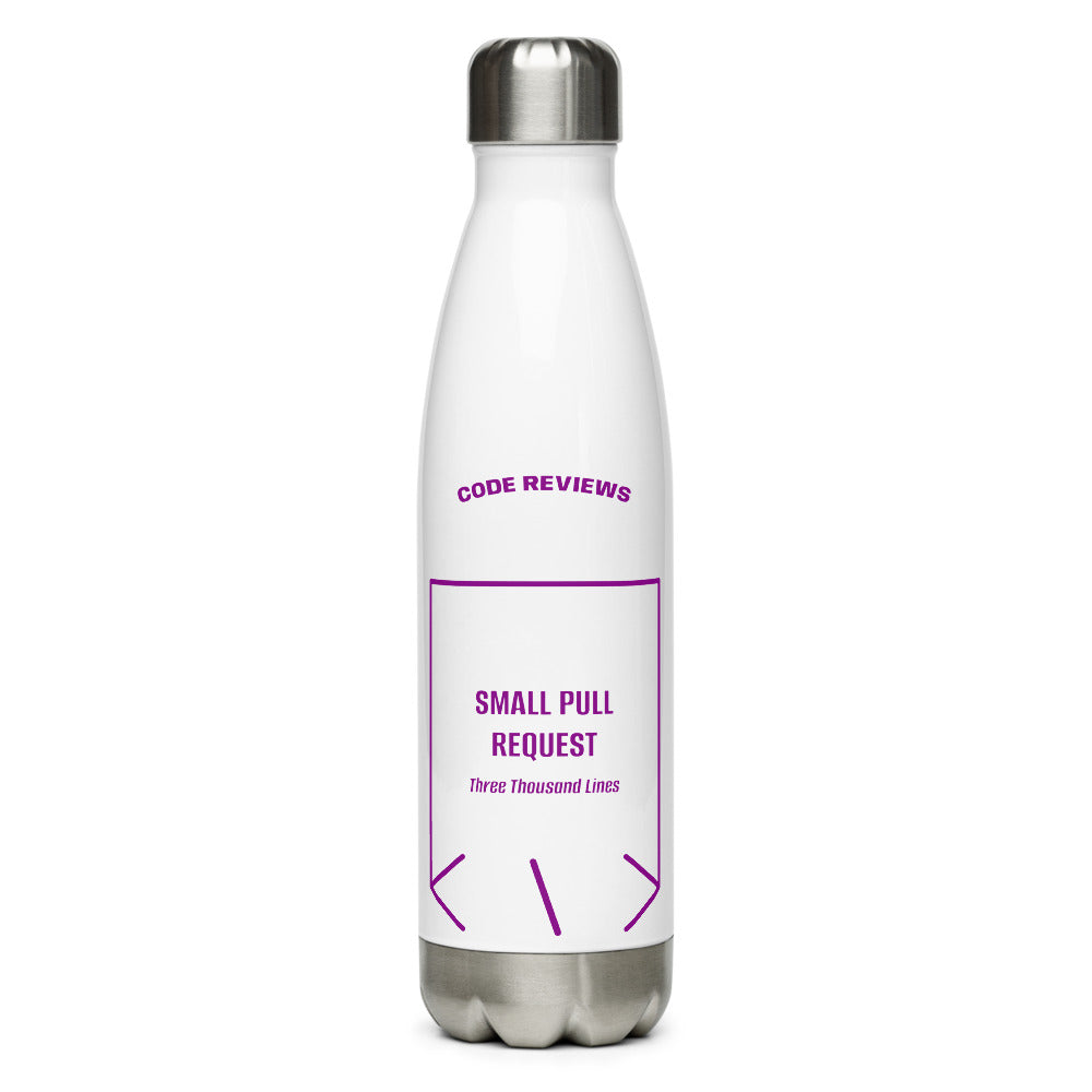 Small Pull Request — White Purple back mockup (17 oz)