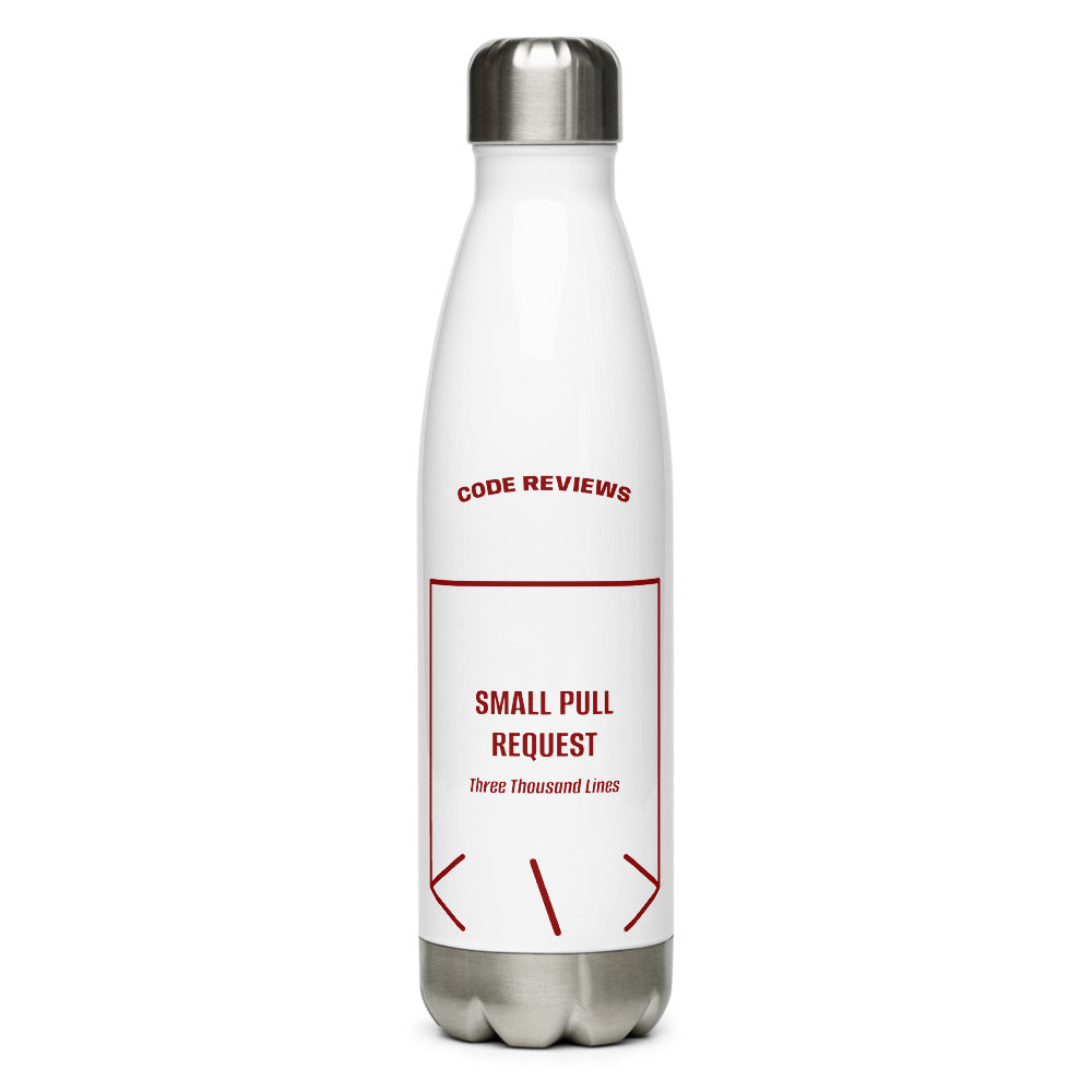 Small Pull Request — White Maroon back mockup (17 oz)