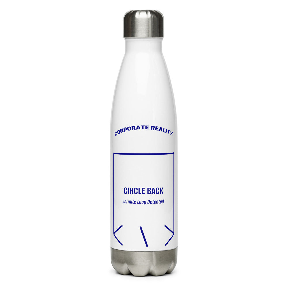 Circle Back — White Navy back mockup (17 oz)