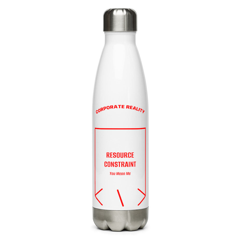 Resource Constraint — White Red back mockup (17 oz)