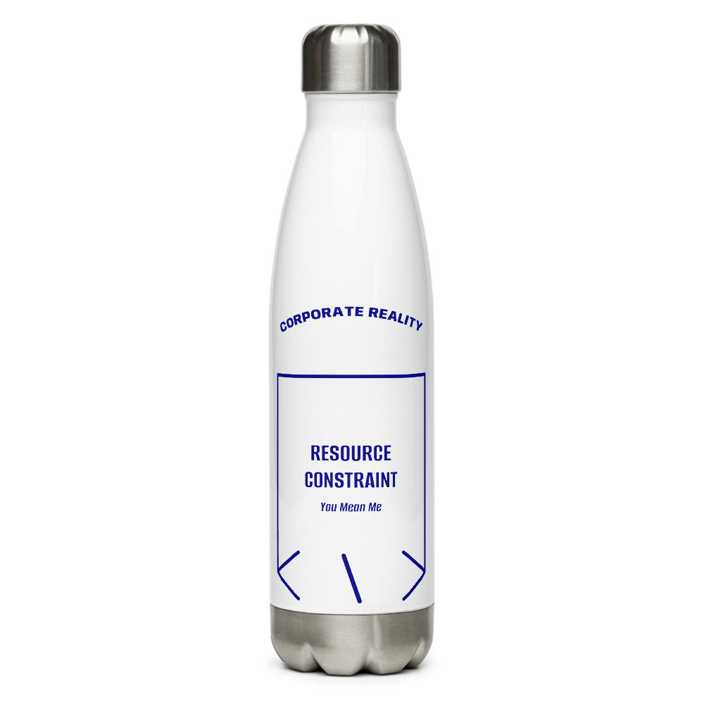 Resource Constraint — White Navy back mockup (17 oz)