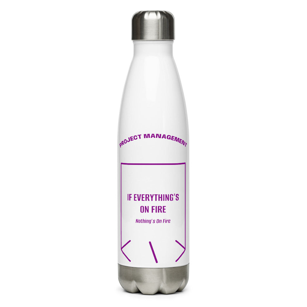 If Everything’s On Fire — White Purple back mockup (17 oz)