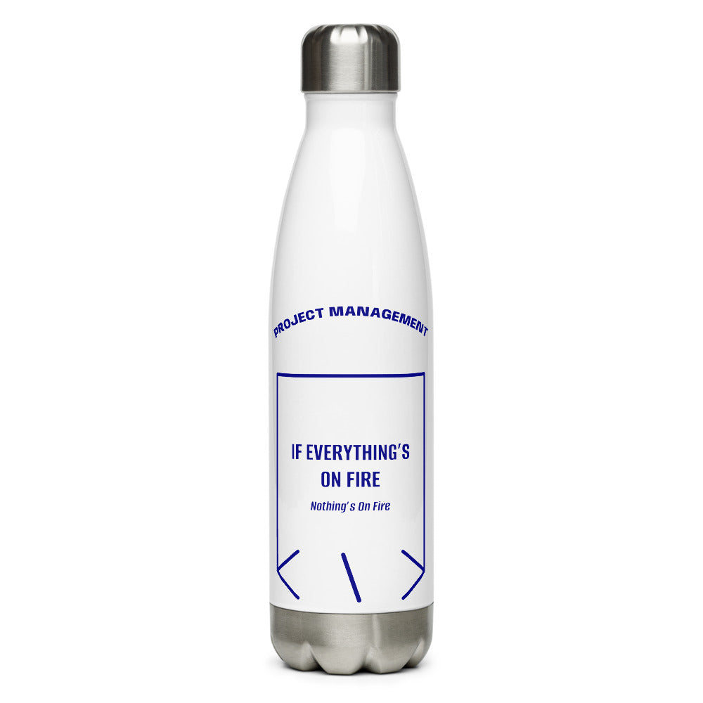 If Everything’s On Fire — White Navy back mockup (17 oz)