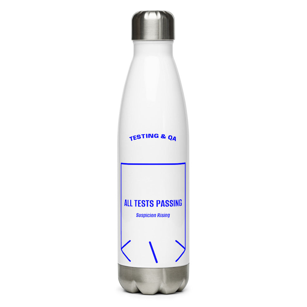 All Tests Passing — White Blue back mockup (17 oz)