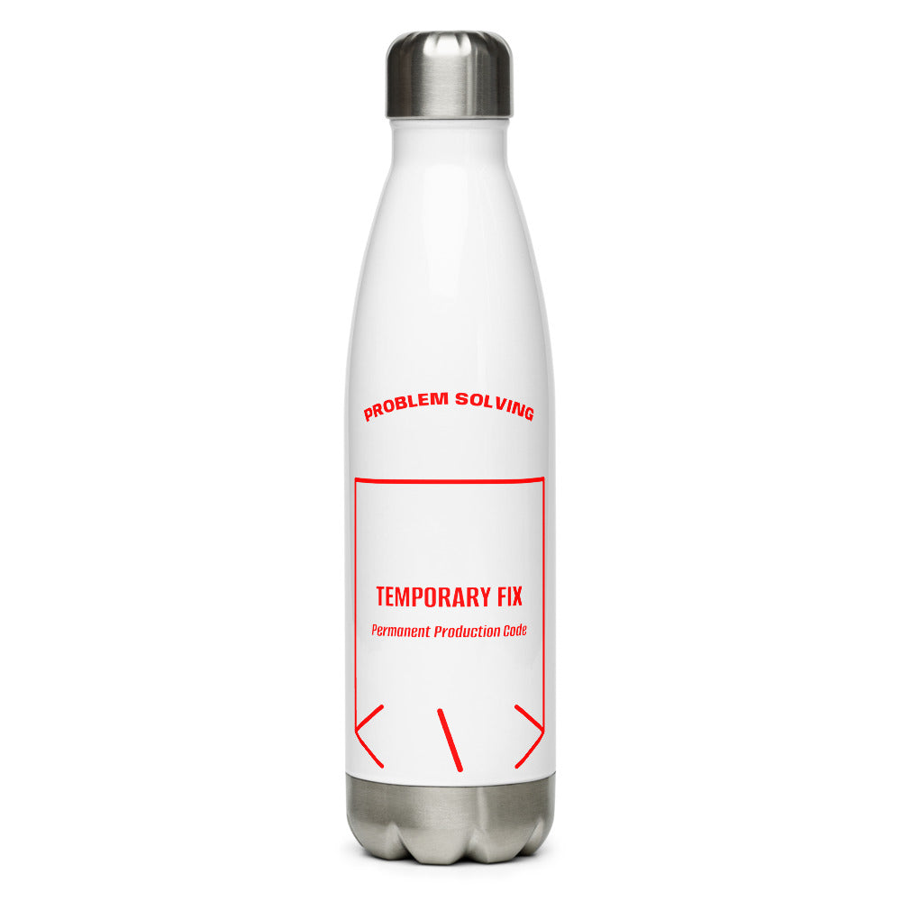 Temporary Fix — White Red back mockup (17 oz)