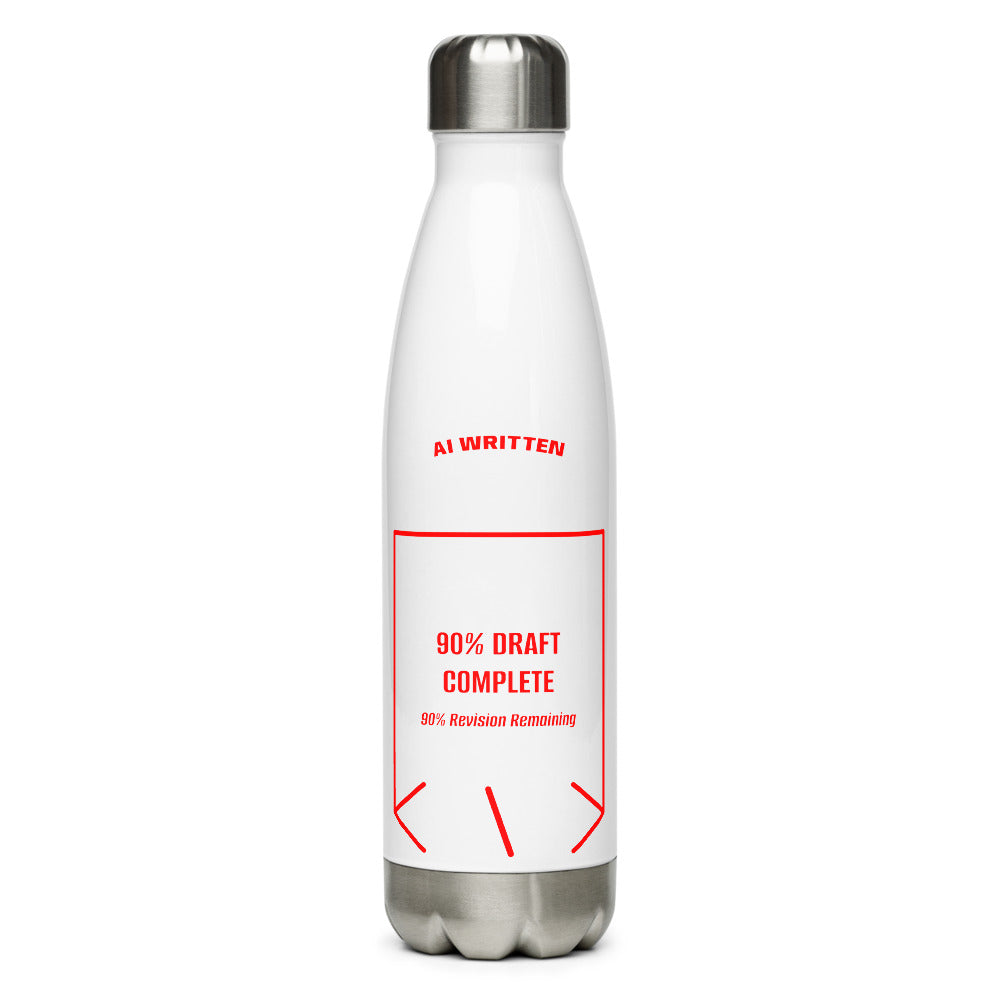 90% Draft Complete — White Red back mockup (17 oz)