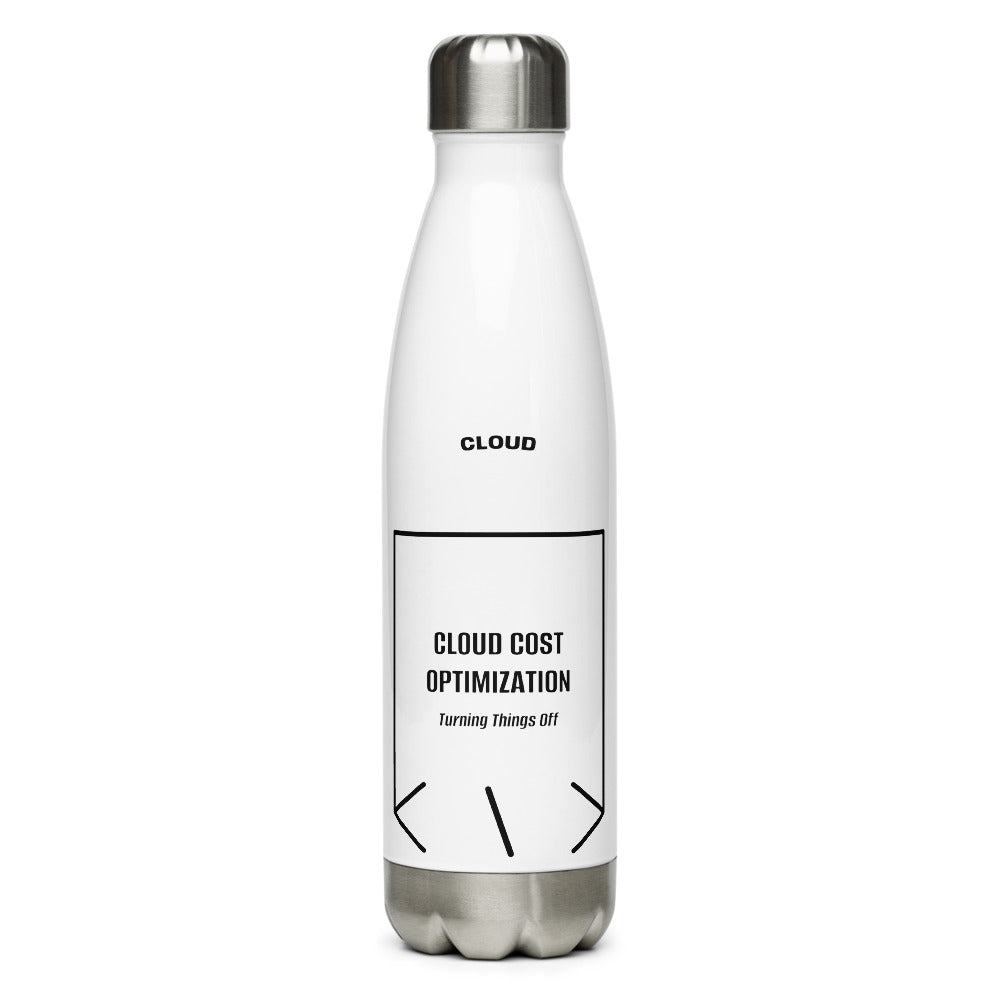 Cloud Cost Optimization — White Black back mockup (17 oz)