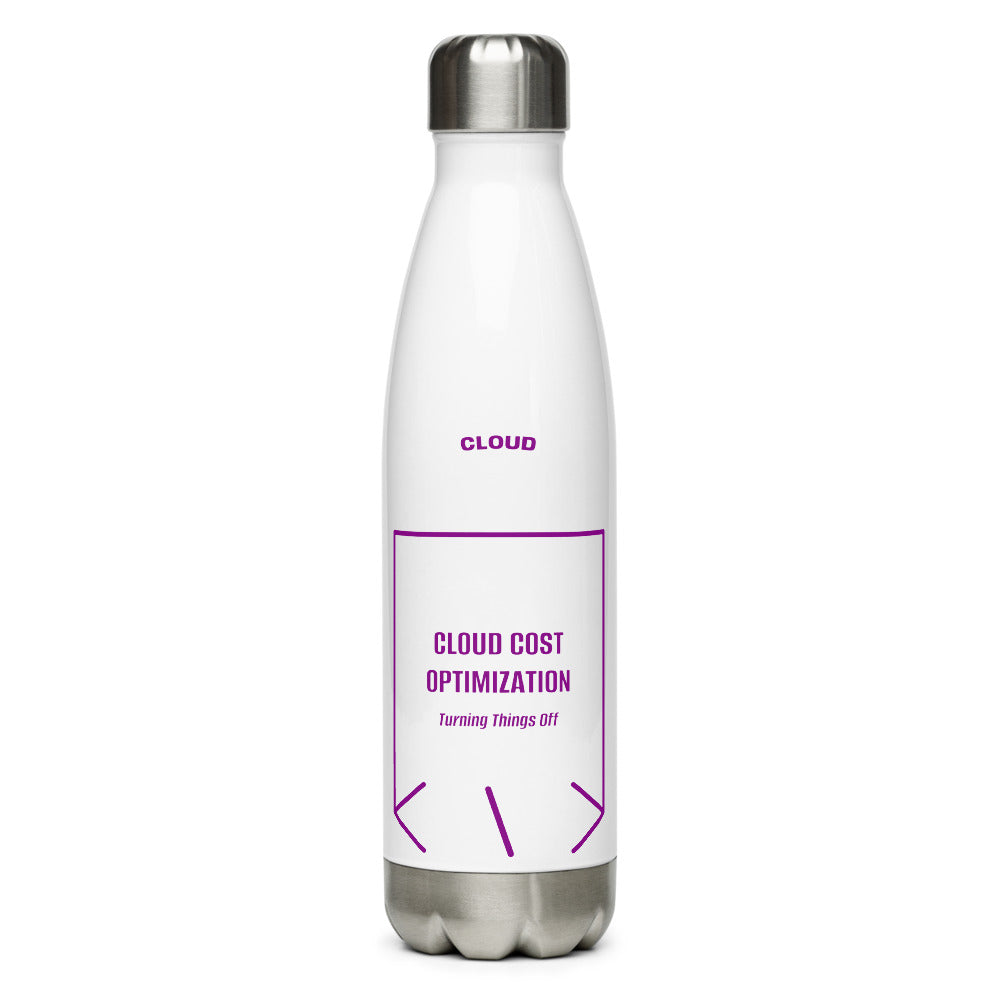 Cloud Cost Optimization — White Purple back mockup (17 oz)