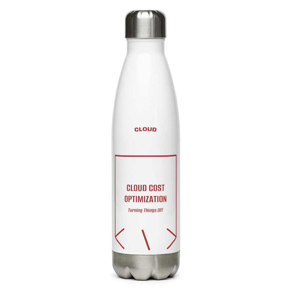 Cloud Cost Optimization — White Brown back mockup (17 oz)