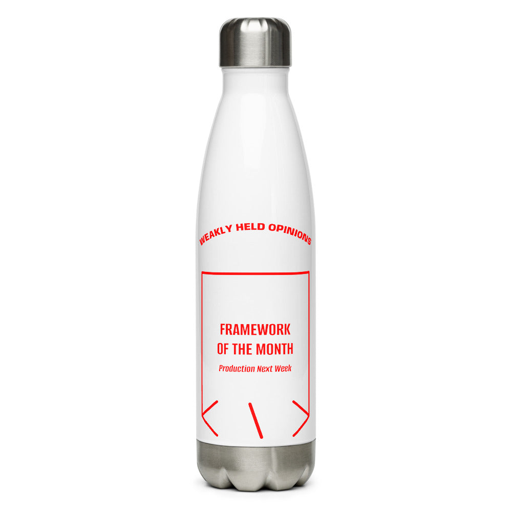 Framework Of The Month — White Red back mockup (17 oz)