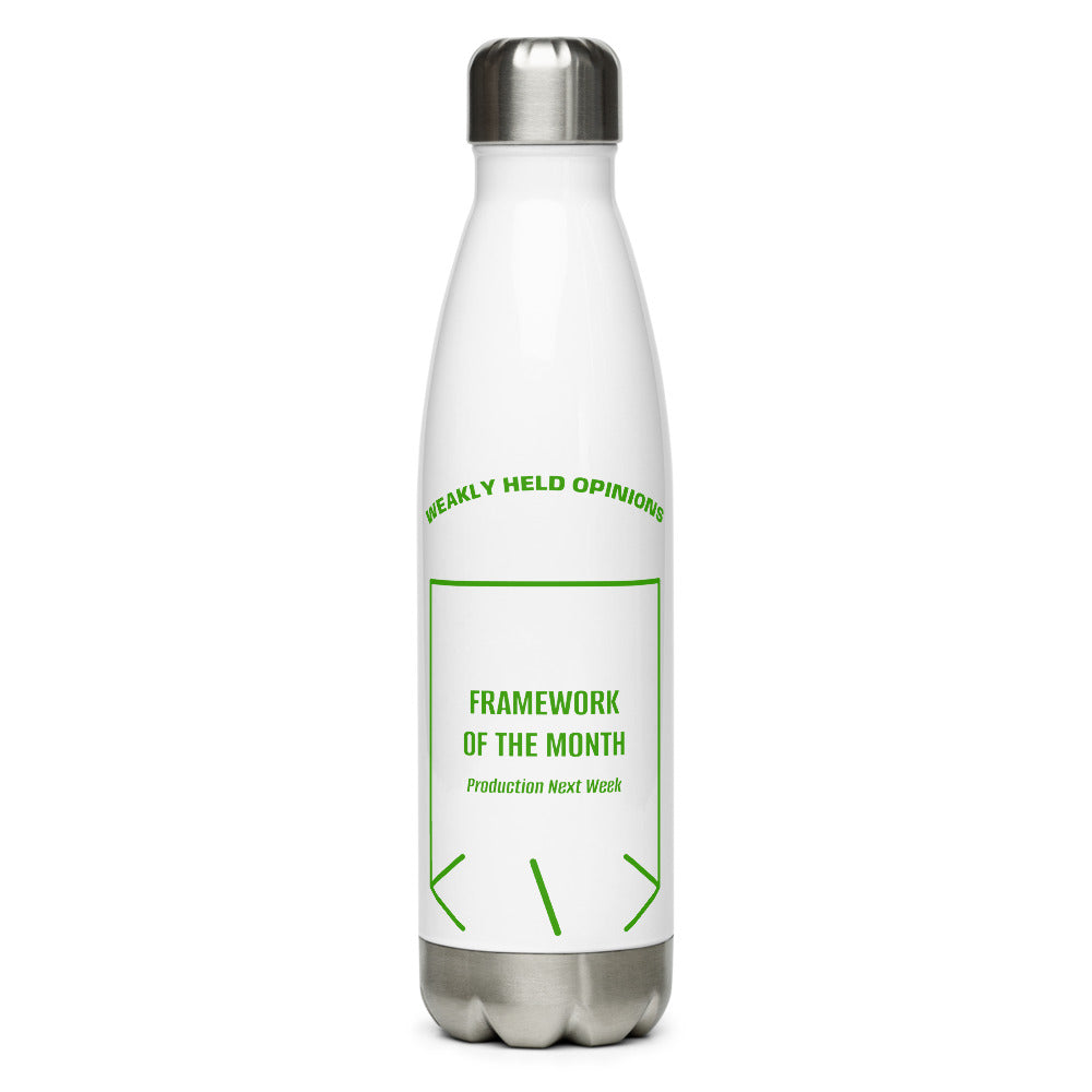 Framework Of The Month — White Green back mockup (17 oz)