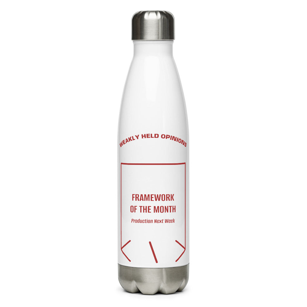 Framework Of The Month — White Brown back mockup (17 oz)