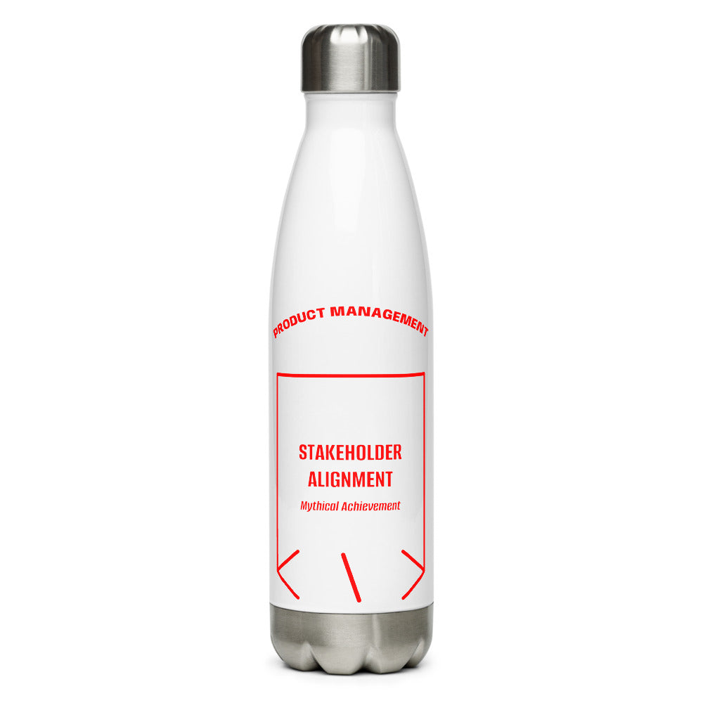 Stakeholder Alignment — White Red back mockup (17 oz)