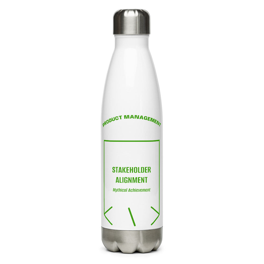 Stakeholder Alignment — White Green back mockup (17 oz)