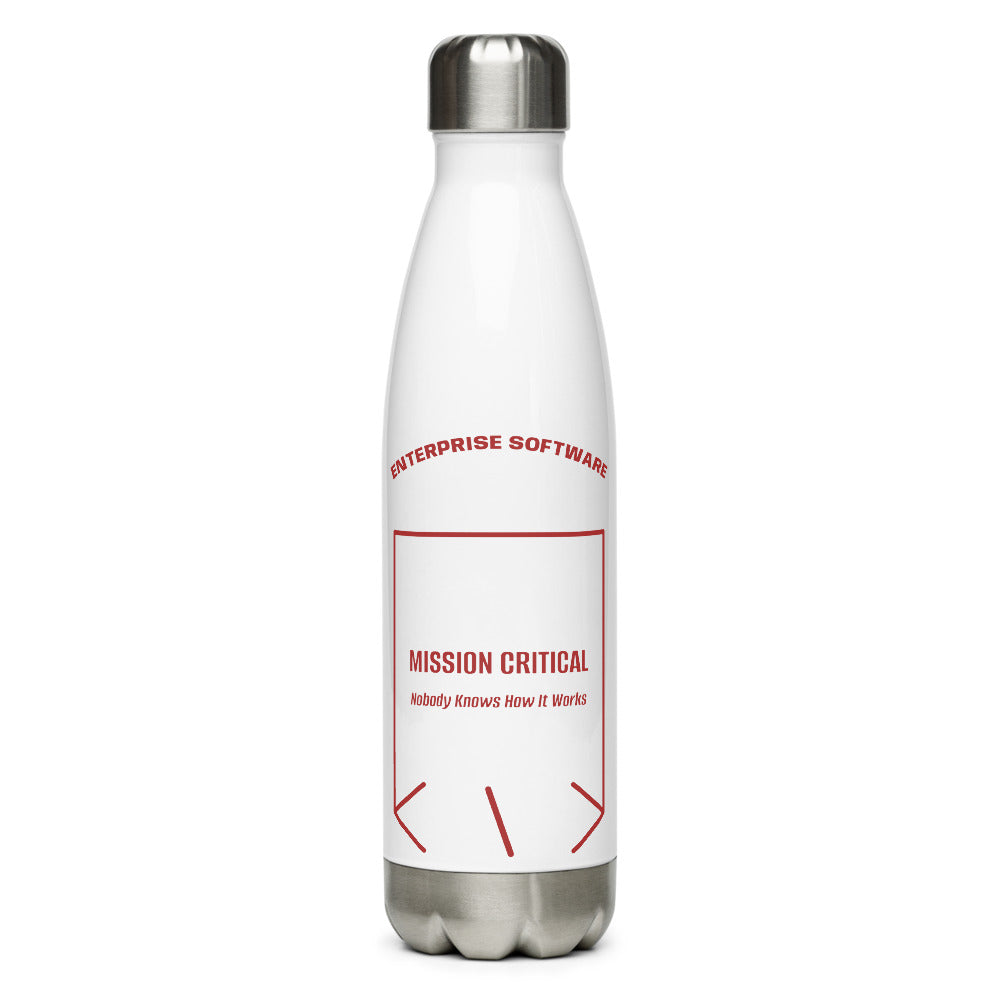 Mission Critical — White Brown back mockup (17 oz)