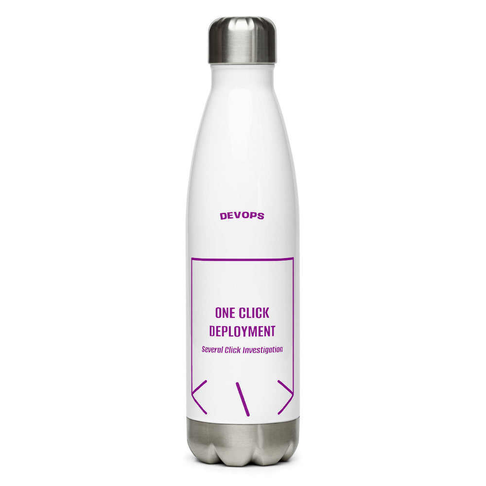 One Click Deployment — White Purple back mockup (17 oz)