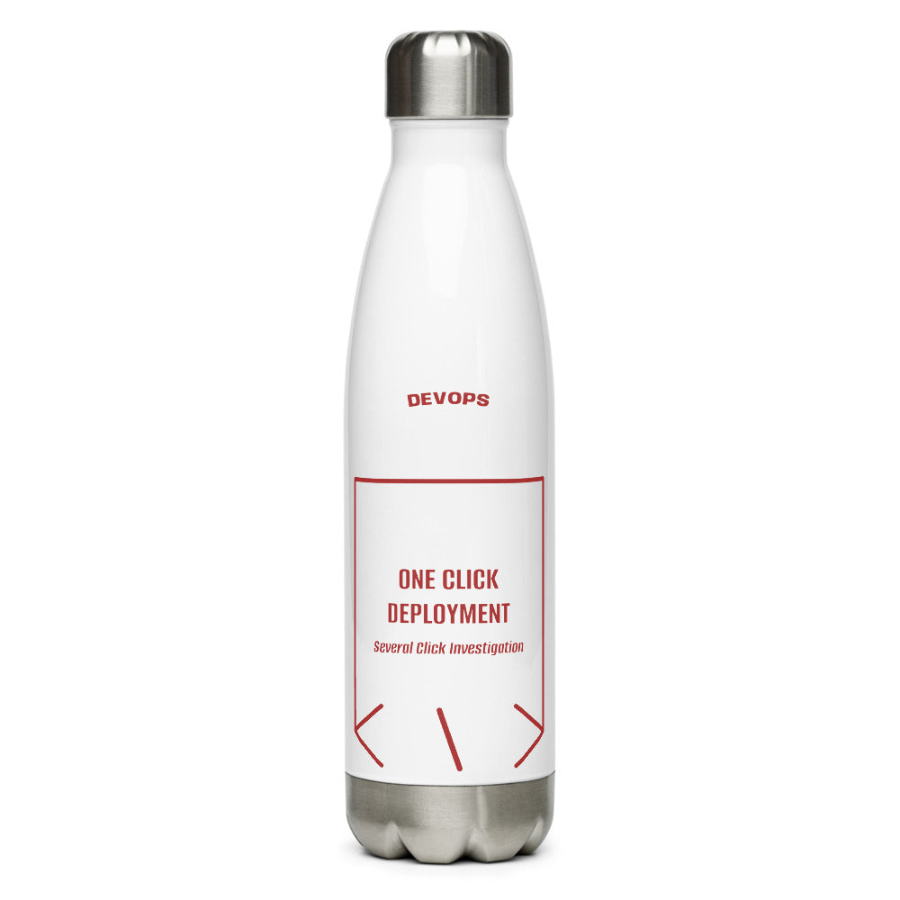One Click Deployment — White Brown back mockup (17 oz)