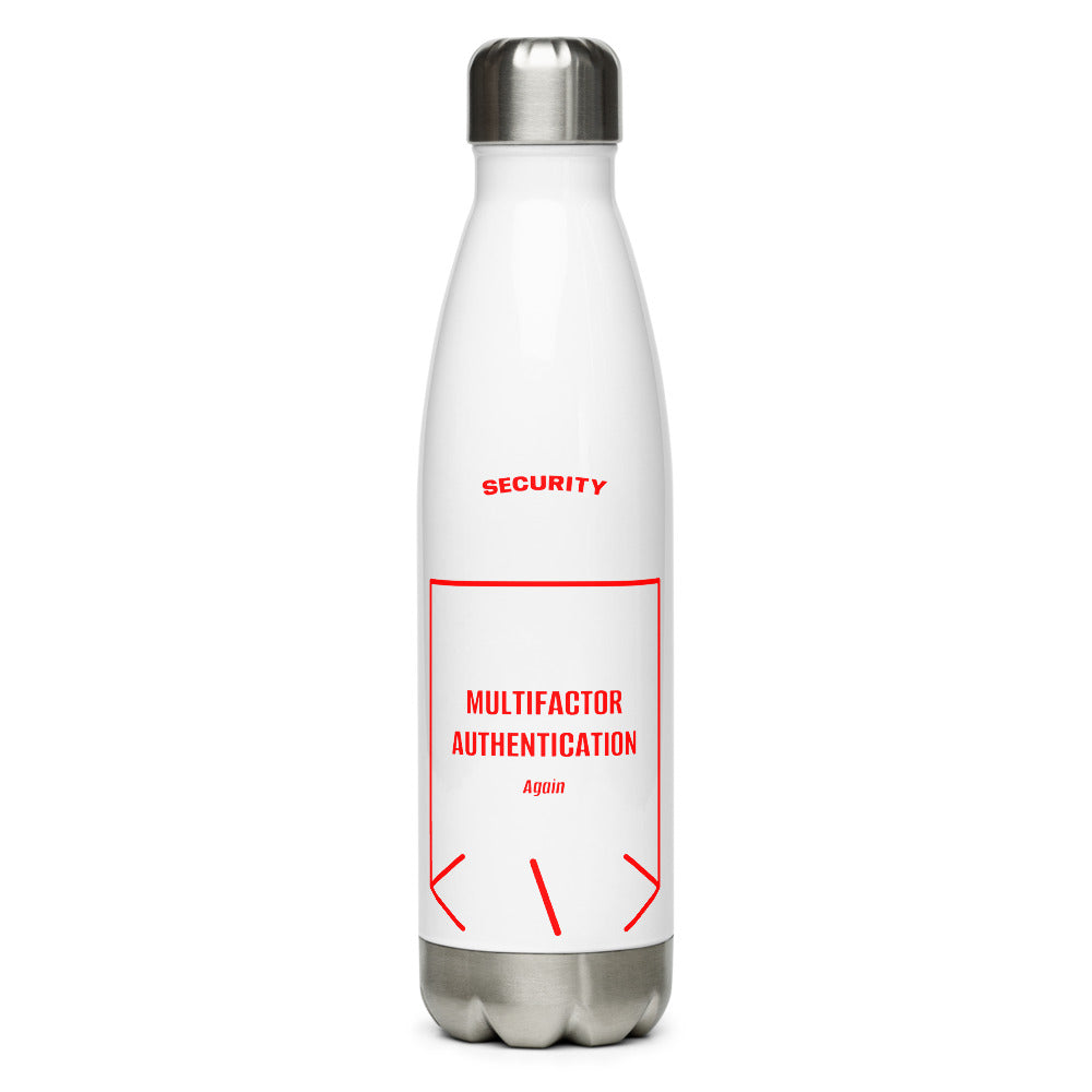 Multifactor Authentication — White Red back mockup (17 oz)