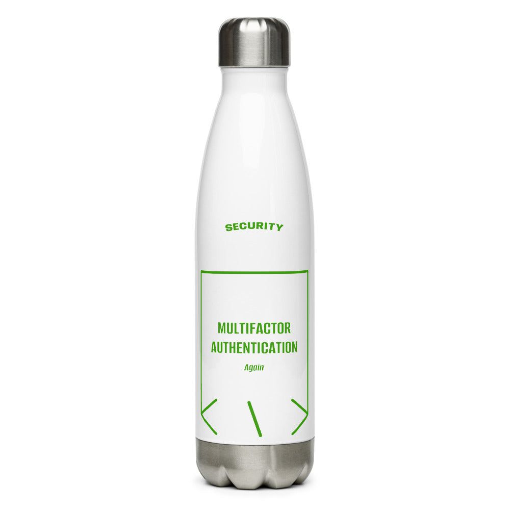 Multifactor Authentication — White Green back mockup (17 oz)