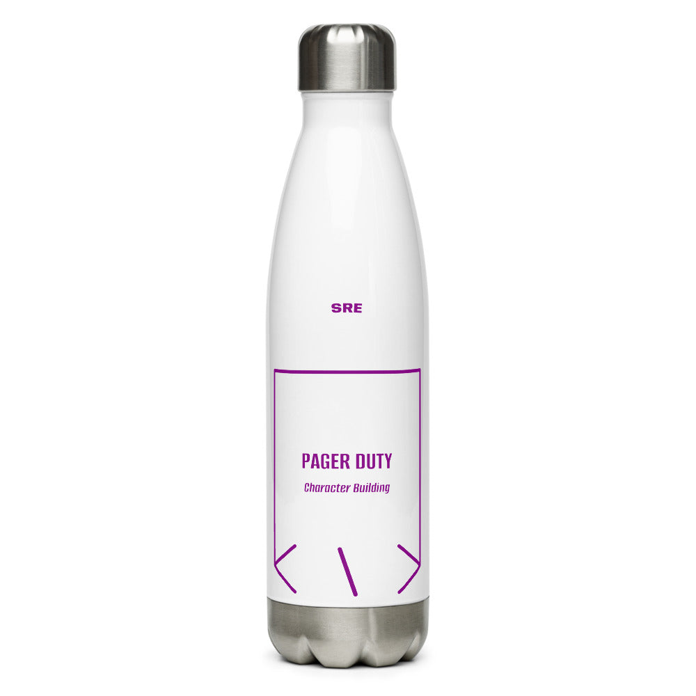 Pager Duty — White Purple back mockup (17 oz)