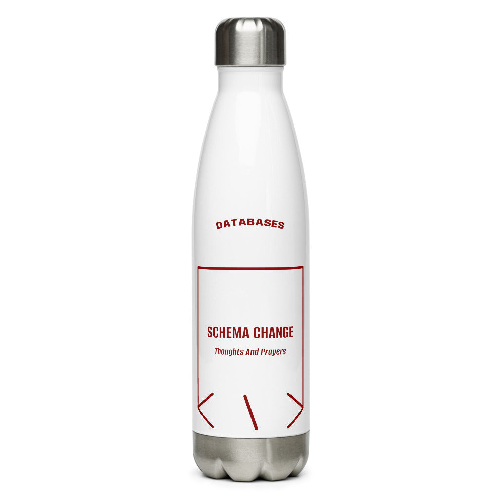 Schema Change — White Maroon back mockup (17 oz)