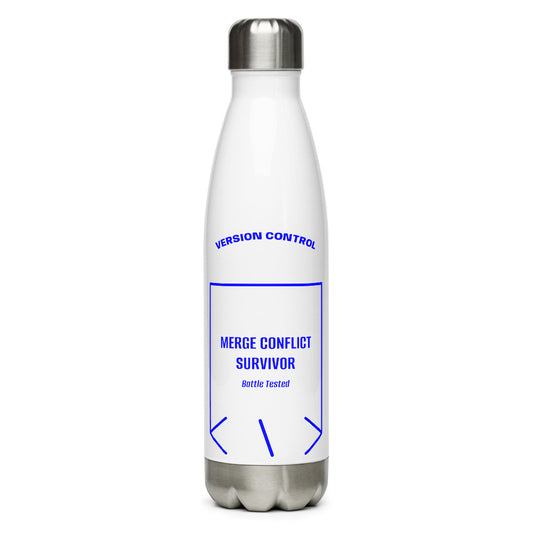 Merge Conflict Survivor — secondary back mockup