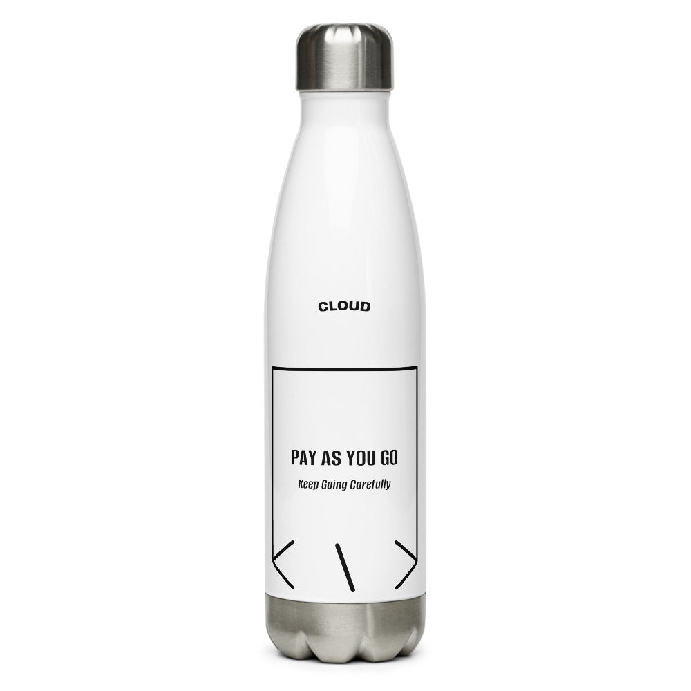 Pay As You Go — White Black back mockup (17 oz)