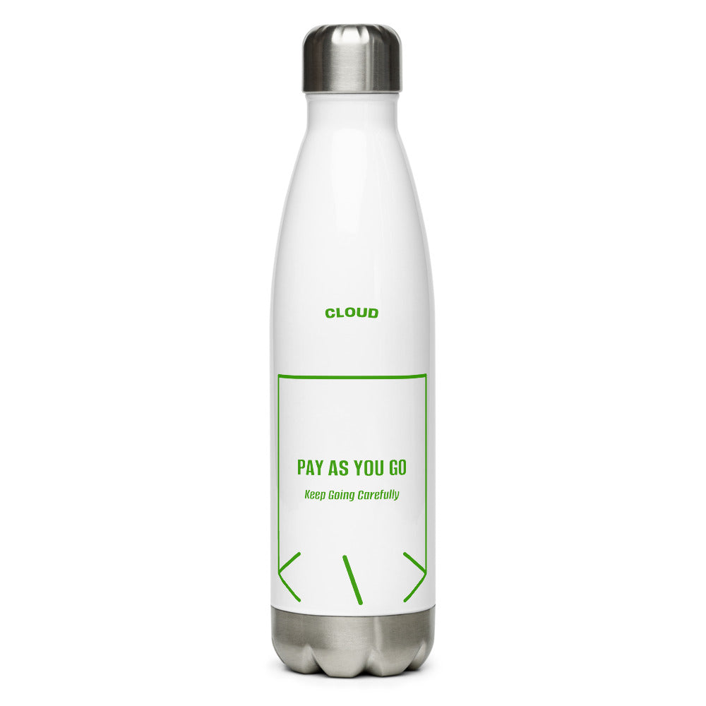 Pay As You Go — White Green back mockup (17 oz)