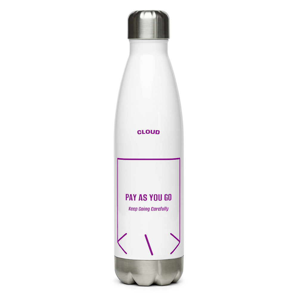 Pay As You Go — White Purple back mockup (17 oz)