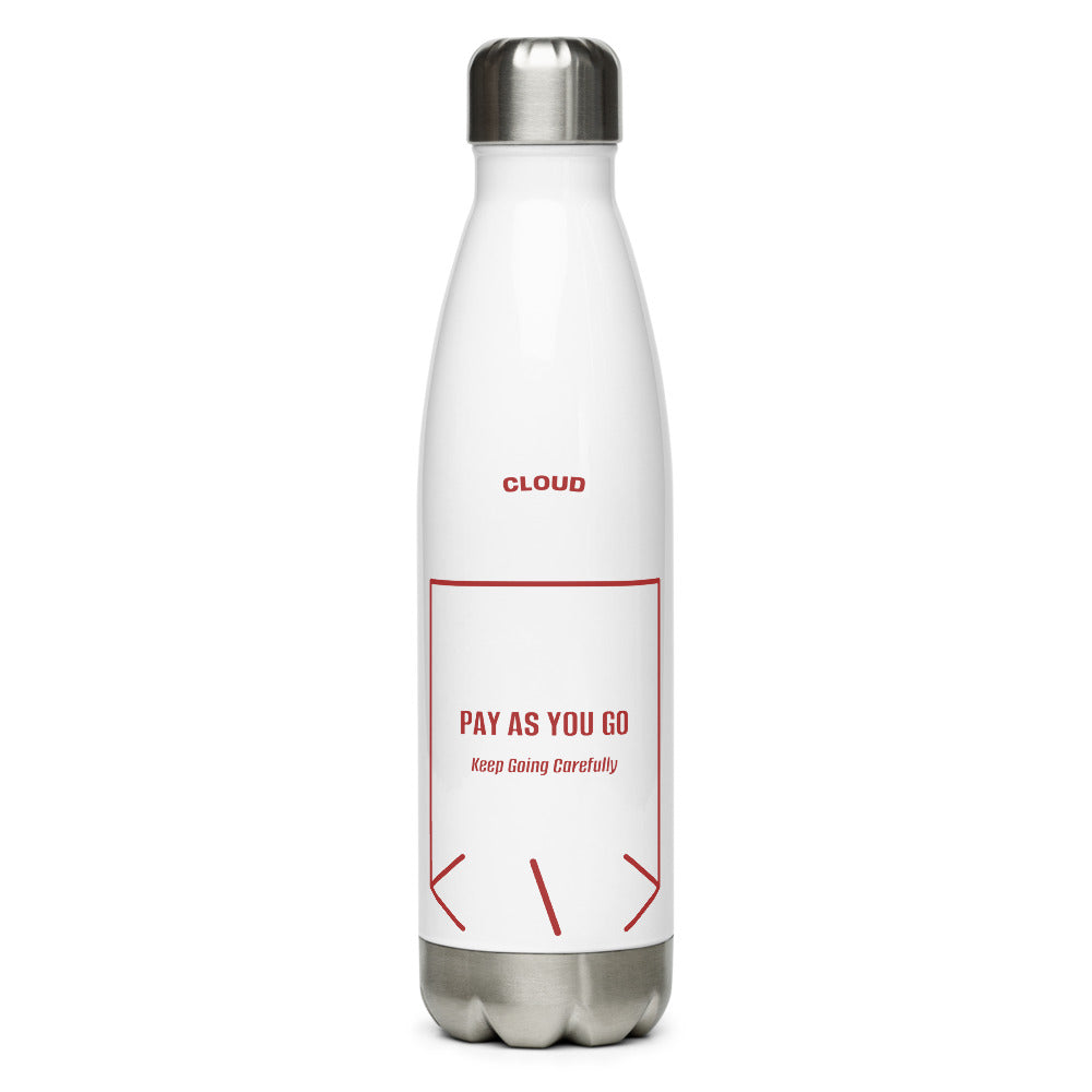 Pay As You Go — White Brown back mockup (17 oz)