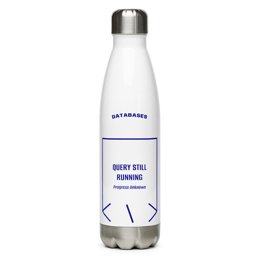 Query Still Running — secondary back mockup