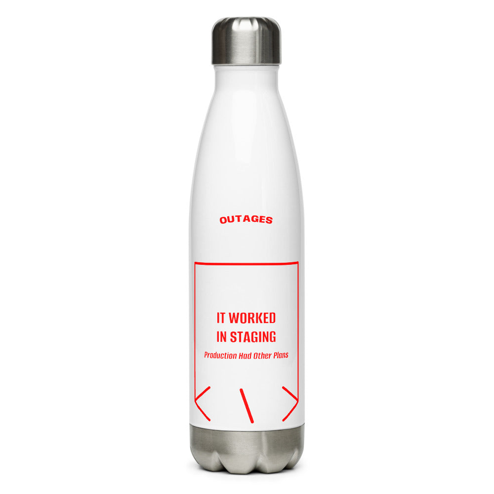 It Worked In Staging — White Red back mockup (17 oz)