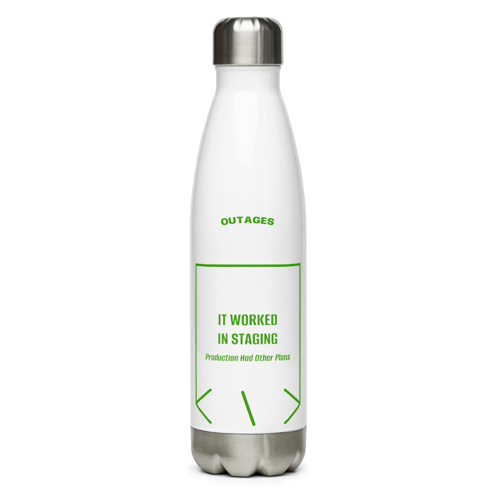 It Worked In Staging — White Green back mockup (17 oz)