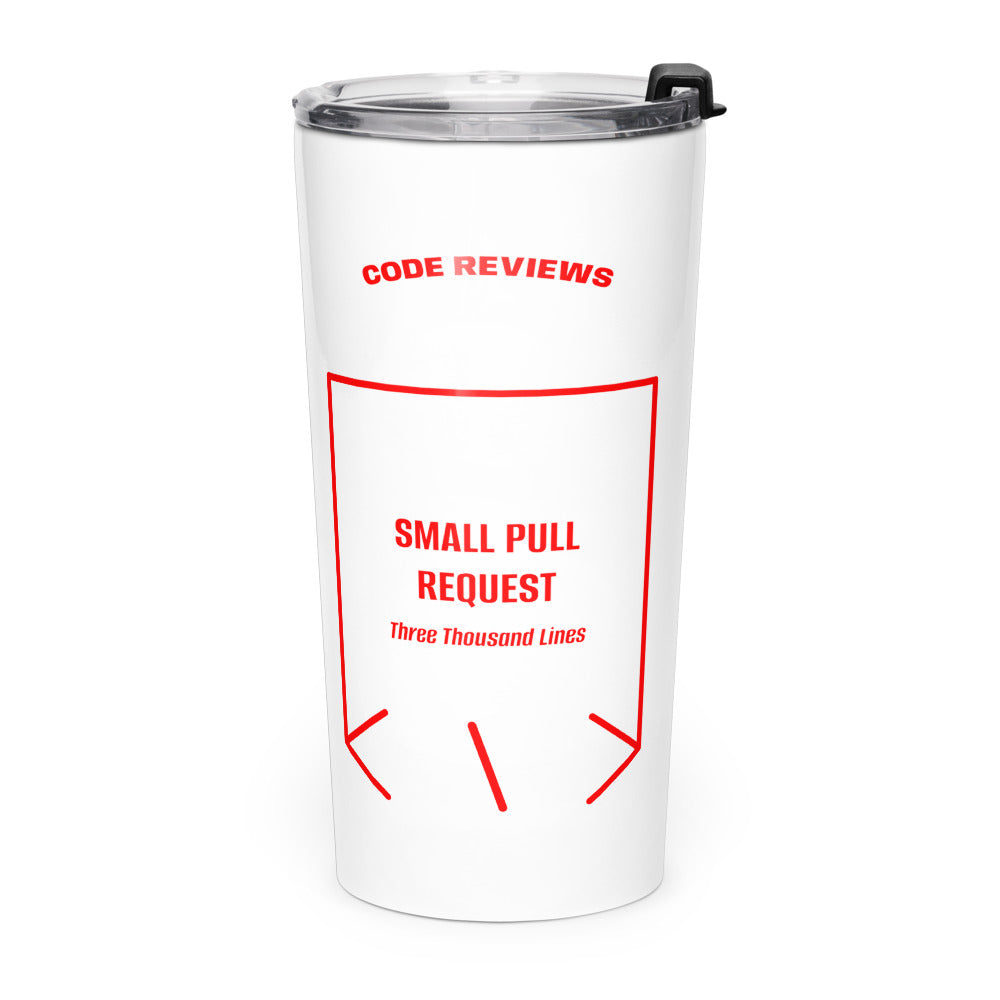 Small Pull Request — White Red back mockup (20oz)